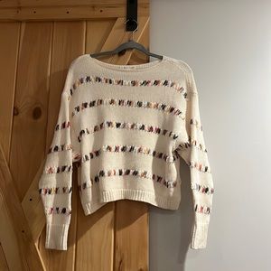 Lou & Grey for LOFT vibrant crew neck sweater